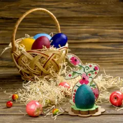 Set for embroidery with beads on wood FLK-267