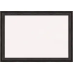 Allure Charcoal Wood Framed Corkboard, White Cork