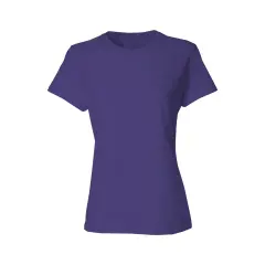 Hanes&reg; Perfect-T Women&rsquo;s Crewneck Short Sleeve T-Shirt Purple