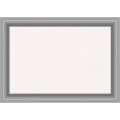 Peak Polished Nickel Framed Corkboard, White Cork