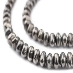 The Bead Chest Silver Nugget Beads (5x7mm)