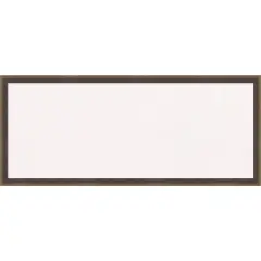 Hardwood Wedge Wood Framed Corkboard, White Cork Mocha