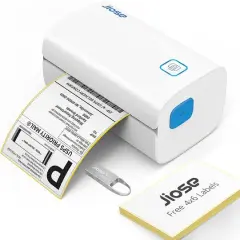 Jiose 4x6 Shipping Label Printer High-Speed High-Quality Printing for Seamless Package Addressing White