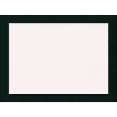 Tribeca Black Wood Framed Corkboard, White Cork