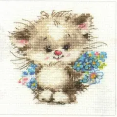 To my Favorite Cat 0-126 Counted Cross-Stitch Kit