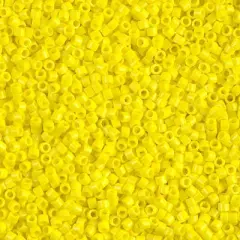 Miyuki Delica Bead 11/0, DB0721, Op Yellow, 50 grams