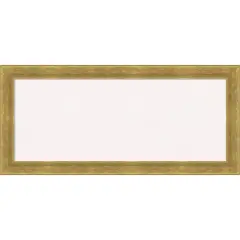 Angled Wood Framed Corkboard, White Cork Gold