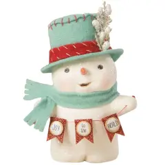Joy to the World Snowman 5"