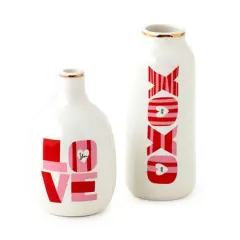 XOXO Bud Vase - Set of 2