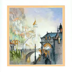 Partial embroidery kit "Castle"