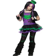 Classic Funkie Frankie Girl's Costume Teen 0-9