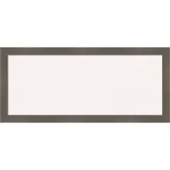 Edwin Wood Framed Corkboard, White Cork Clay Grey