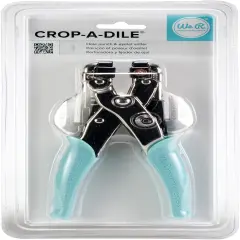 We R Crop-A-Dile Hole Punch & Eyelet Setter-Aqua