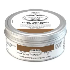 Charbonnel Etching Ink - Burnt Umber, 200 ml
