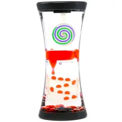 Big Mo's Toys Hypnotic Liquid Motion Spiral Timer Toy for Sensory Play - Relaxing Bubble Motion Autism ADHD Toy, Calming Toy, Sensory Visual Relaxation Desk Toy, One Piece