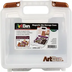 ArtBin Magnetic Die Storage W/3 Sheets-10.25"X3.25"X9.625" Translucent
