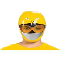 Child's Power Rangers Beast Morphers Yellow Ranger Mask Costume Accessory