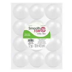 FloraCraft SmoothFoM Ball 12/Pkg-1.8"