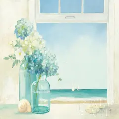Seaside Hydrangea Poster Print by Julia Purinton # 46965