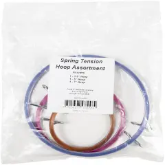 Frank A. Edmunds Spring Tension Hoop Set 3/Pkg-3.5", 5" & 7"
