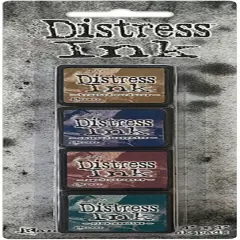 Tim Holtz Distress Mini Ink Pads 4/Pkg