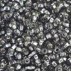 John Bead 8/0 Silver Lined Czech Glass Seed Beads, 500g Grey