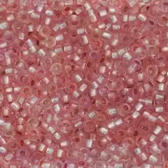 John Bead 10/0 Silver Lined Czech Glass Seed Beads, 500g Transparent Pink Mix