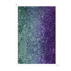 Happy Crafters&reg; Ombre Mermaid 11.8" x 18" Sheet