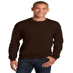 Gildan&reg; Crewneck Long Sleeve Sweatshirt Dark chocolate