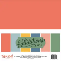 Echo Park Salutations No. 2 Solids Kit