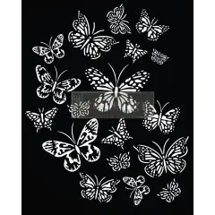 Redesign With Prima Decor Stencils - Butterfly Love - 1 pc, sheet size 20"x16" 655350656614