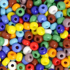 John Bead 2/0 Opaque Czech Glass Seed Beads, 500g Multi