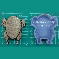 Roasted Turkey Silicone Freshie Mold
