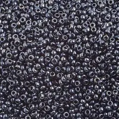 John Bead 10/0 Metallic Czech Glass Seed Beads, 500g Gunmetal
