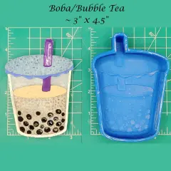 Boba Tea or Bubble Tea Silicone Freshie Mold