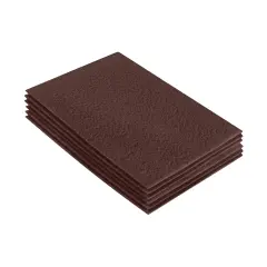 FabricLA Acrylic Felt Sheets for Crafts - Precut 9" X 12" Inches (20 cm X 30 cm) Felt Squares - Use Felt Fabric Craft Sheets for DIY, Costume, and Decoration | Light Brown - 6 Pieces