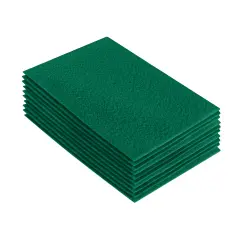 FabricLA Acrylic Felt Sheets for Crafts - Precut 9" X 12" Inches (20 cm X 30 cm) Felt Squares - Use Felt Fabric Craft Sheets for DIY, Costume, and Decoration | Kelly Green - 10 Pieces