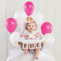 Gold Glitter 1st Birthday D&eacute;cor Kit