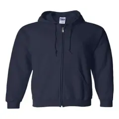 Gildan&reg; Heavy Blend Full-Zip Long Sleeve Hooded Sweatshirt Navy