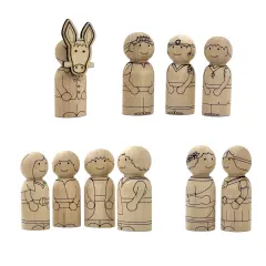 Midsummer Night's Dream Peg Doll Set by Pegsies&trade;