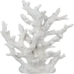 Decorative Sea Coral 9.5x7.5x3.5" Coral Reef Decor Small White Coral Decor for Beach House White Coral Reef Decor Decorative Coral Pieces Sea Coral D&eacute;cor