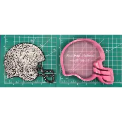 Football Helmet Silicone Freshie Mold