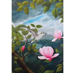 Redesign With Prima A1 Decoupage Rice Paper (Mulberry Tissue Paper) ? Spring Magnolias 23.4"X33.1" 655350655853