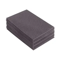 FabricLA Acrylic Felt Sheets for Crafts - Precut 9" X 12" Inches (20 cm X 30 cm) Felt Squares - Use Felt Fabric Craft Sheets for DIY, Costume, and Decoration | Platinum Grey - 10 Pieces