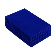 FabricLA Acrylic Felt Sheets for Crafts - Precut 9" X 12" Inches (20 cm X 30 cm) Felt Squares - Use Felt Fabric Craft Sheets for DIY, Costume, and Decoration | Royal Blue - 10 Pieces