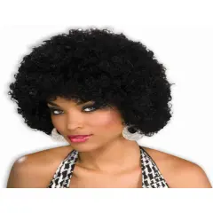 New Mens Womens Child Costume Black Afro Clown Wigs