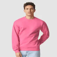 GILDAN&reg; Softstyle Midweight Crewneck Sweatshirt Pink lemonade