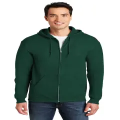 Gildan&reg; Heavy Blend Long Sleeve Full-Zip Hooded Sweatshirt Forest green