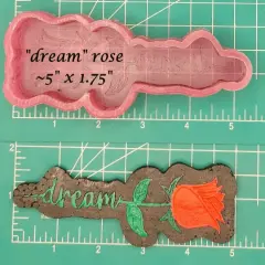 Dream Rose Silicone Freshie Mold