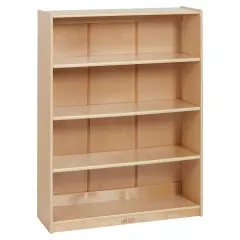 Classic Bookcase, Adjustable Shelves, 48in H Natural
